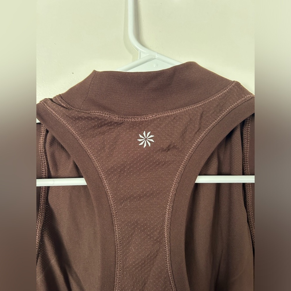 Brown Athleta Cropped Tank Size Large - Picture 6 of 6